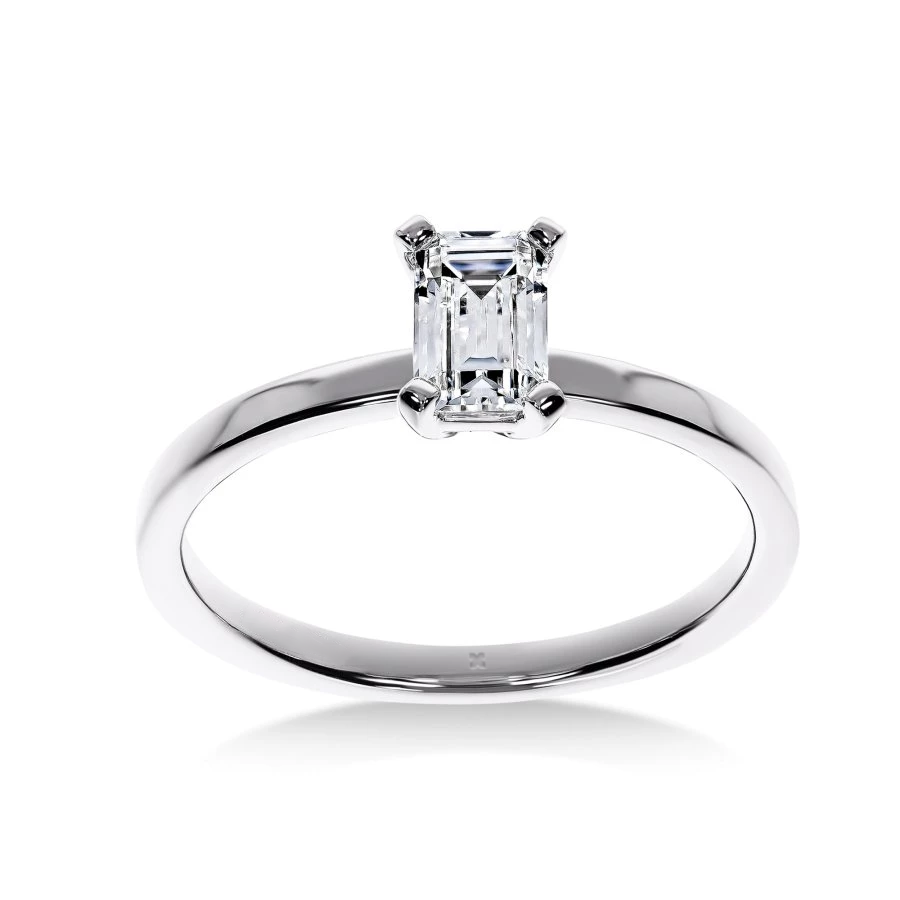 Mon Coeur - Bague de Fiançailles Diamant Princesse | LeDiamanti - LeDiamanti
