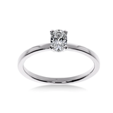 Mon Coeur - Bague de Fiançailles Diamant Ovale | LeDiamanti - LeDiamanti