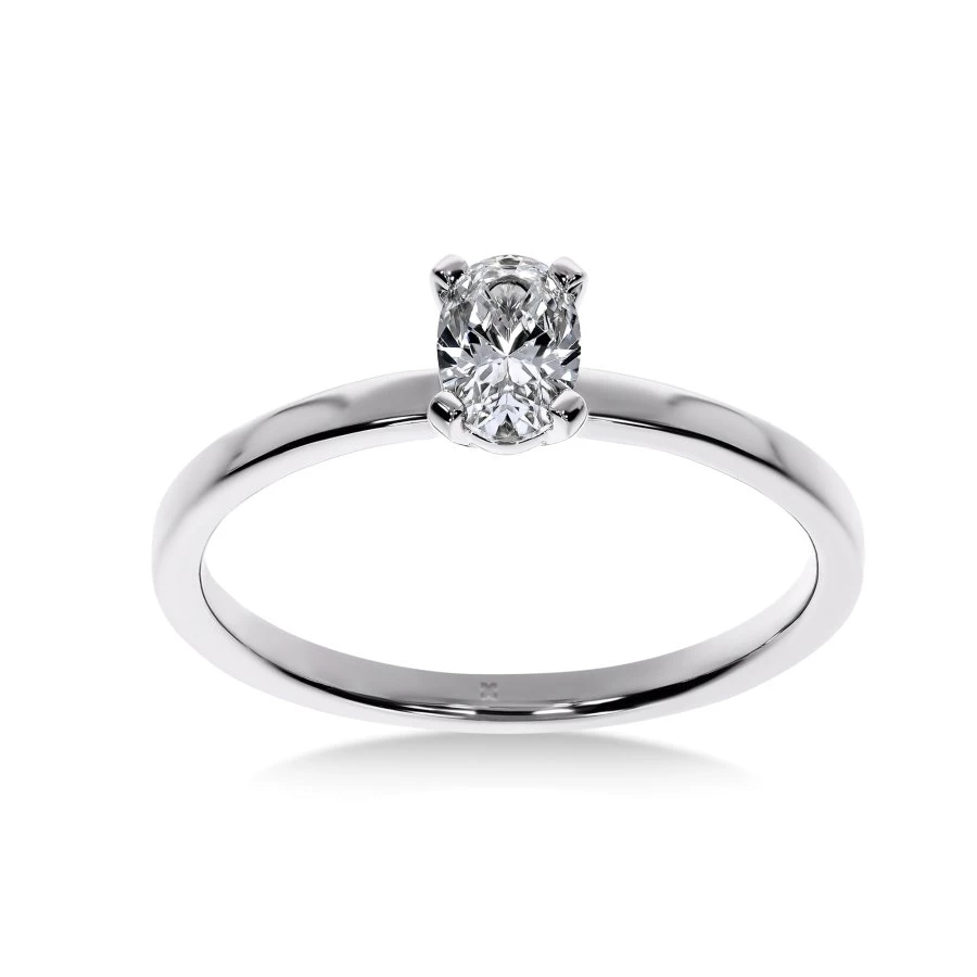 Mon Coeur - Bague de Fiançailles Diamant Ovale | LeDiamanti - LeDiamanti