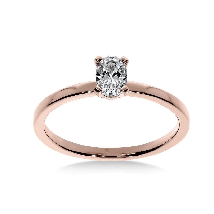 Mon Coeur - Bague de Fiançailles Diamant Ovale | LeDiamanti - LeDiamanti