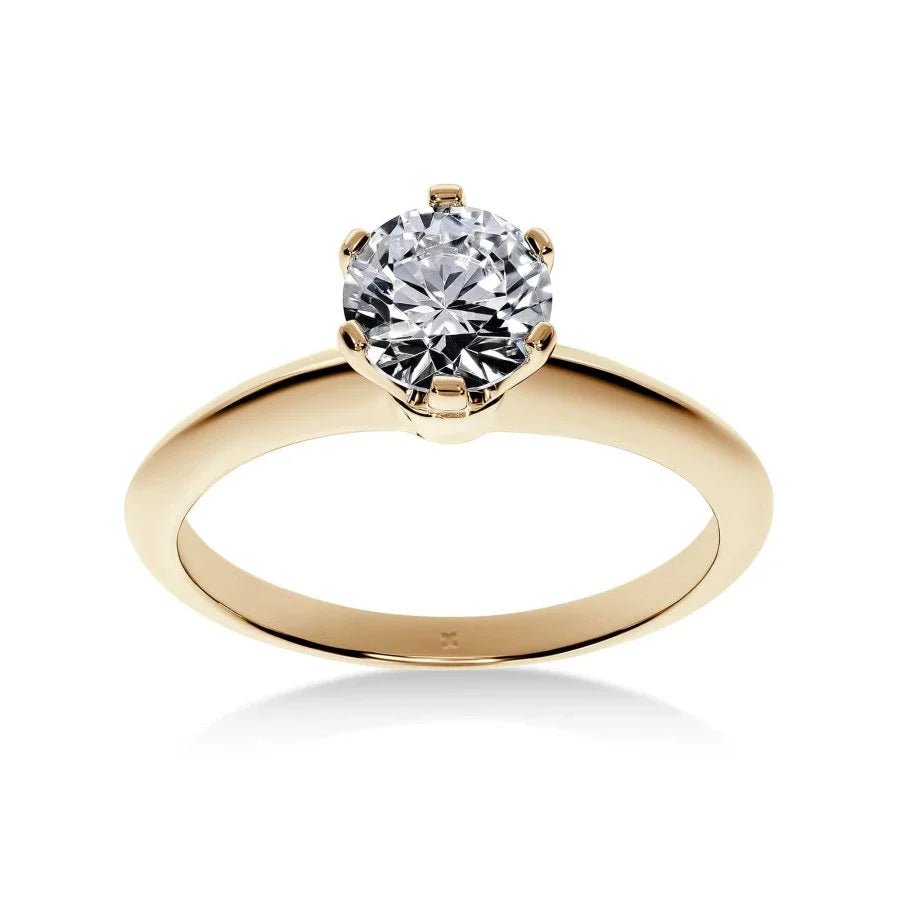 Bague de Fiançailles Diamant Griffes Union LeDiamanti LeDiamanti