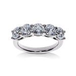 Alliance Diamants Ronds Moderne Ange | LeDiamanti - LeDiamanti