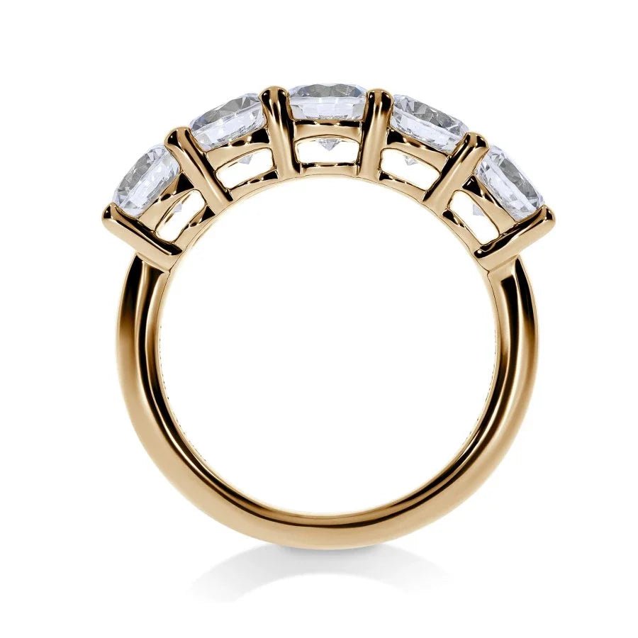 Alliance Diamants Ronds Moderne Ange | LeDiamanti - LeDiamanti