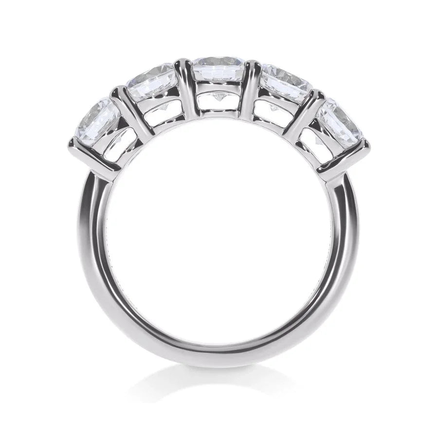 Alliance Diamants Ronds Moderne Ange | LeDiamanti - LeDiamanti