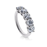 Alliance Diamants Ronds Moderne Ange | LeDiamanti - LeDiamanti