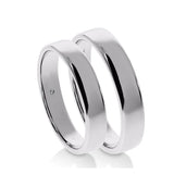 Alliance Homme Gaspard Platine & Diamant 5 MM | LeDiamanti - LeDiamanti