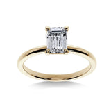 Love - Bague de Fiançailles Diamant Émeraude | LeDiamanti